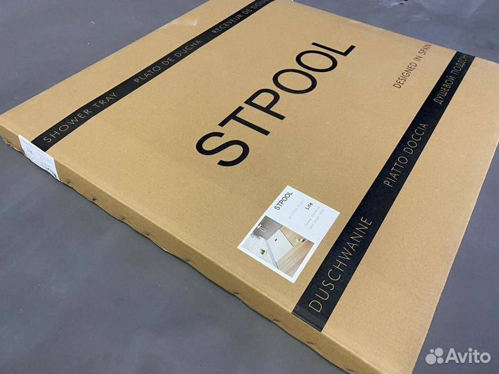 Поддон для душа Stpool Lite 1237430 белый, 90x140