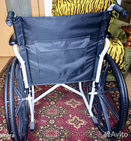 Инвалидная коляска до 125 кг. складывающаяся