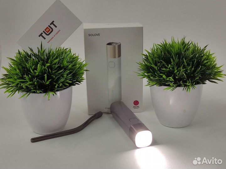 Фонарик внешний аккумулятор Xiaomi solove X3S