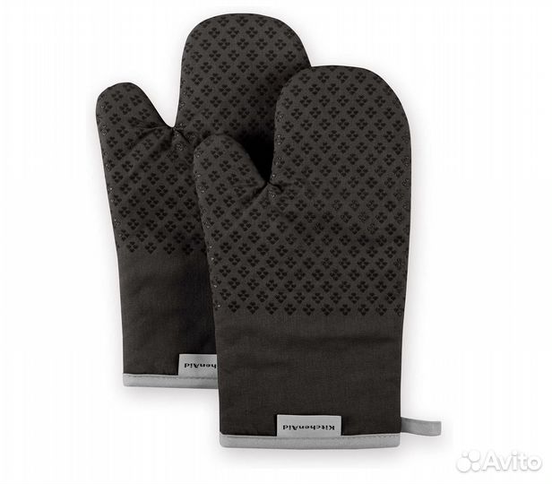 Рукавицы Kitchenaid черные - оригинал