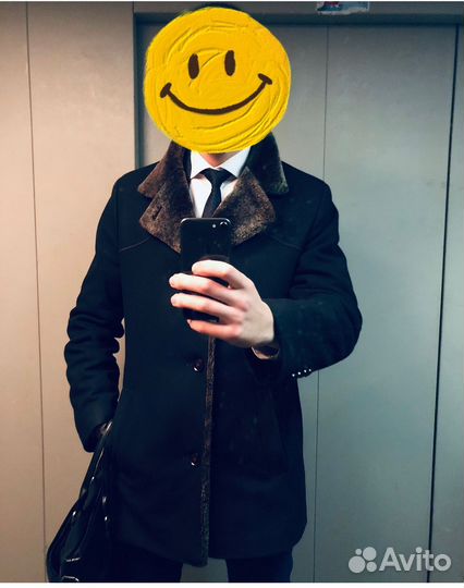 Пальто зимнее мужское 48 50