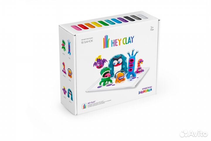 Пластилин для лепки Hey Clay Залипаки Монстры