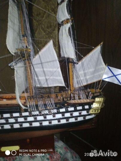 Сборная модель корабля из дерева