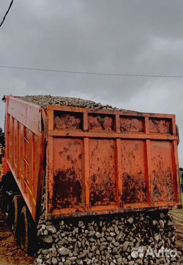 Щебень вторичный любых фракций