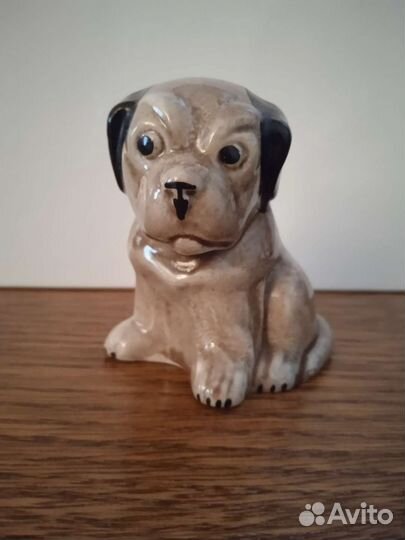 Фарфоровая статуэтка Щенок Кировский фз 1930-40- е