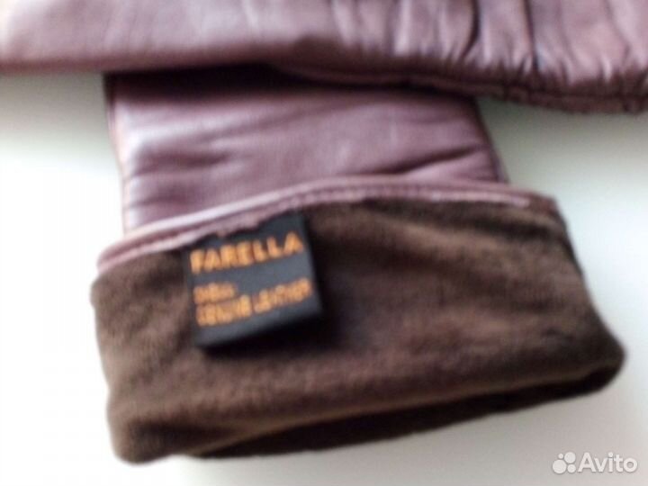 Перчатки женские кожаные. Р.7,5