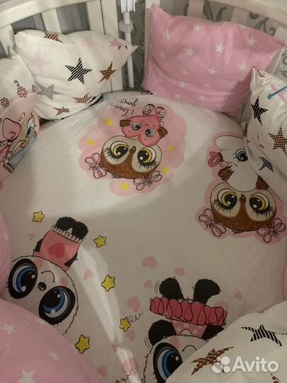 Кроватка круглая трансформер