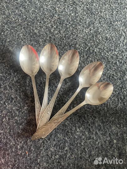 Мельхиор. Ложки кофейные, чайные, столовые