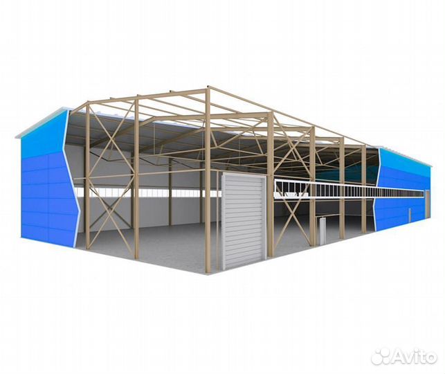Ангар промышленный комплекс магазины сто
