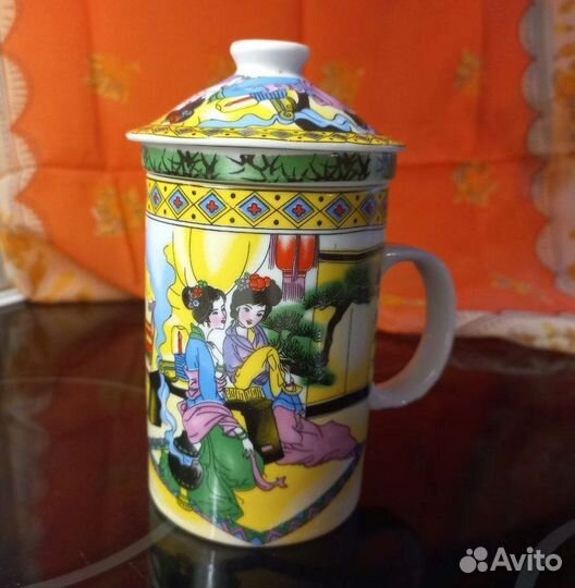 Кружка фарфоровая