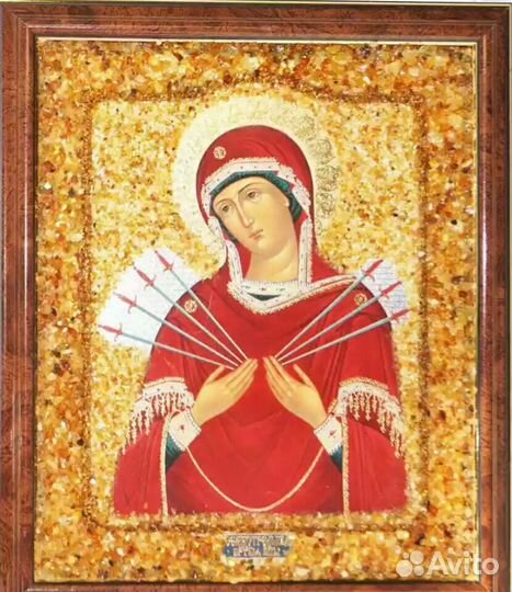 Иконы,картины,сувенирка из янтаря
