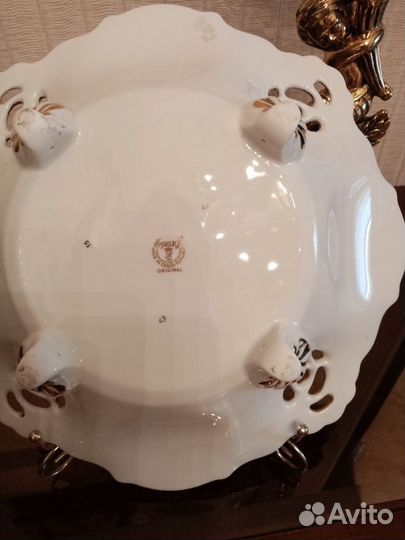 Фруктовница фарфоровая. Чехия