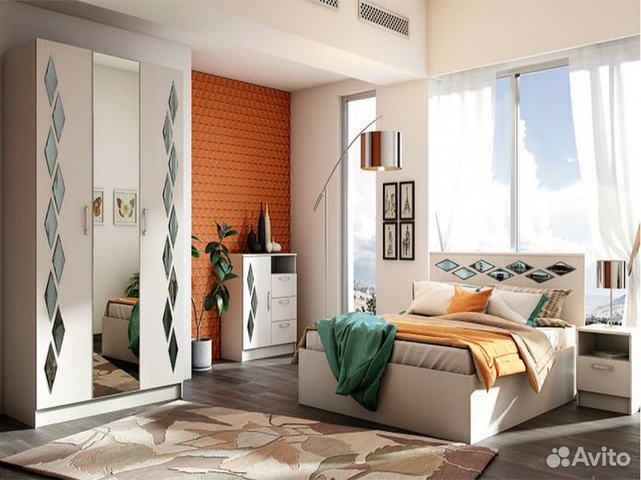 Серия Диана Кровать мп 1600 с под мех