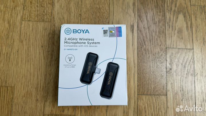 Микрофон беспроводной boya BY-WM3T2-D1 петличка