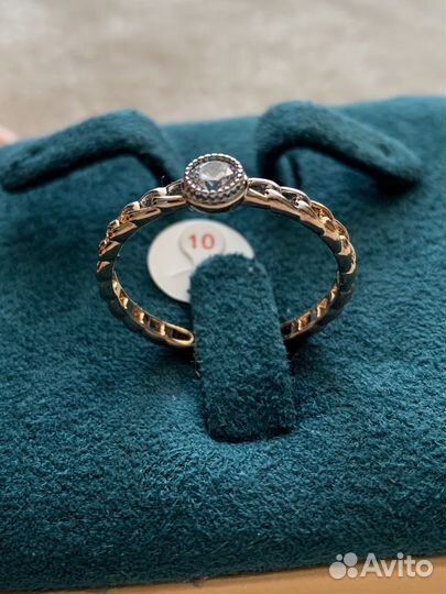 Медицинское золото кольцо 20 размер