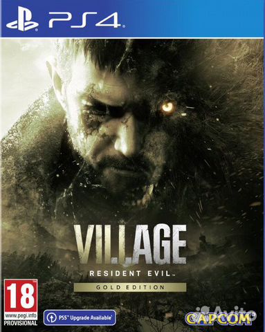 PS4 диск Resident Evil: Village - Gold Edit.,новый