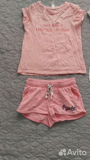 Футболка,шорты,легенсы на ростовки от 116 до 134