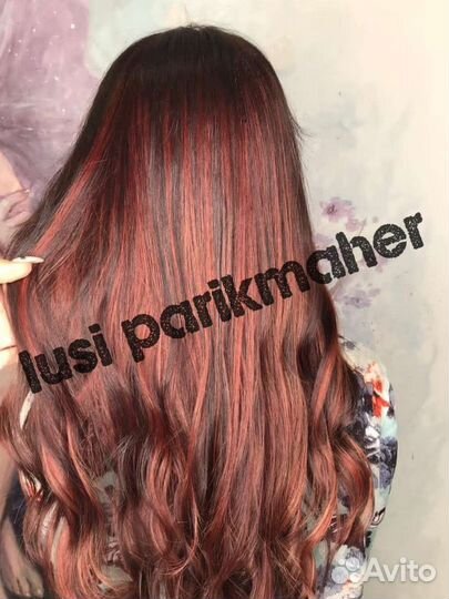 Стрижка и окрашивание волос