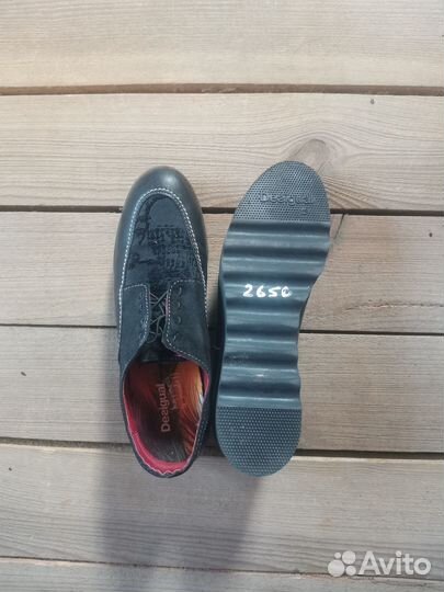 Лоферы desigual кожа