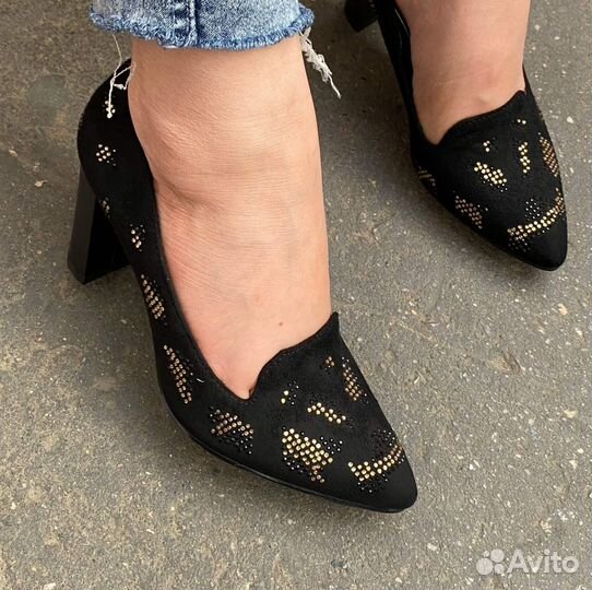 Туфли женские 38 р.(на 37) новые