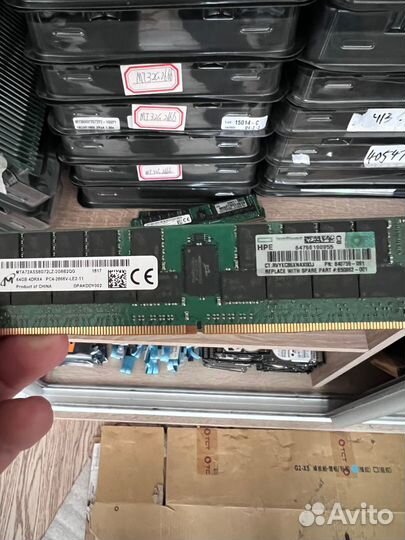 Серверная память ddr4 32gb 64gb сервер hp dell