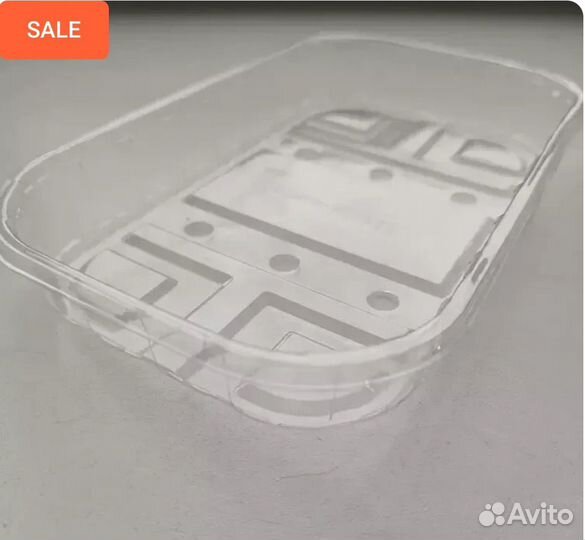 Лоток для микрозелени прозрачный 250г 28мм