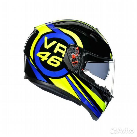 Мотошлем K3 SV AGV E2205 TOP mplk 002-ride 46 MS