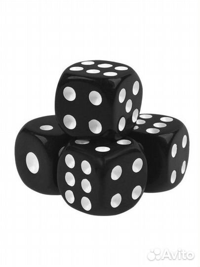 Кости игральные, 1.6 х 1.6 см