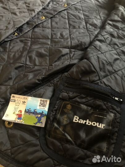 Стеганная куртка barbour, burberry