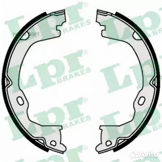 LPR 09550 Колодки тормозные барабанные