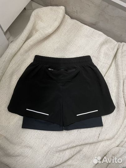 Шорты двойные спортивные ASOS / oysho uniqlo nike