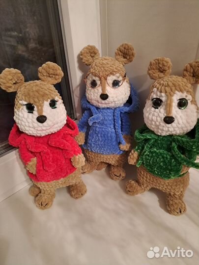 Игрушки из бурундуки