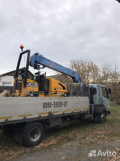 Аренда и услуги манипулятора, стрела 3 т, 12.5 м, борт 5 т, 6 м