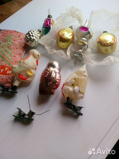 Елочные игрушки СССР