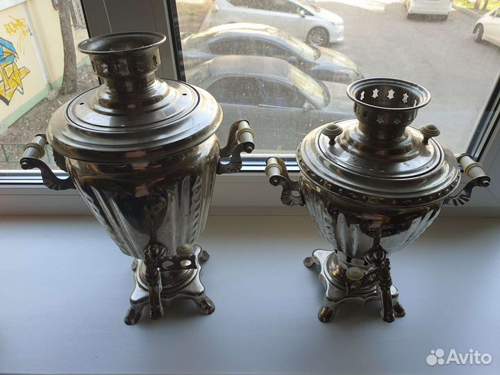 Запчасти, самовары, поднос для самовара б/у