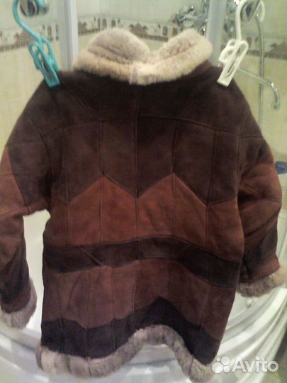 Дубленка и вязанная Кофта