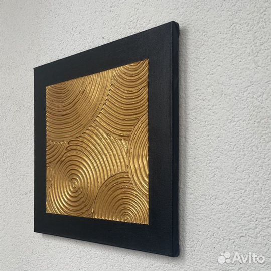 Авторская объемная интерьерная картина на холсте