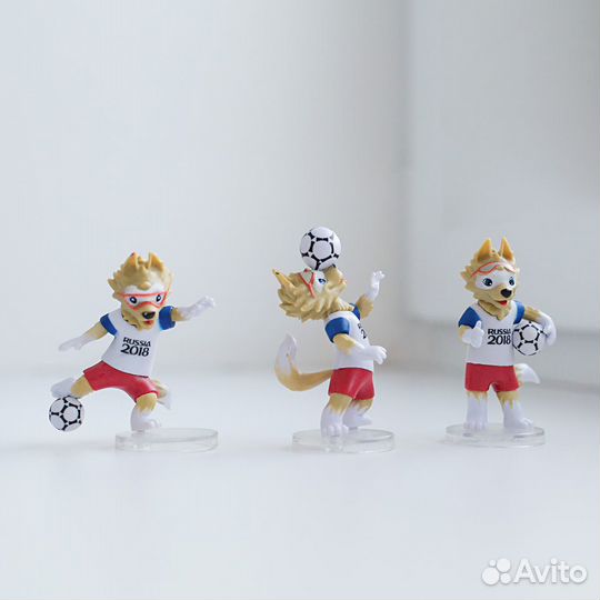 Забивака волк талисман чм по футболу Россия 2018