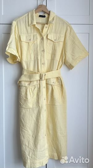 Платье из муслина женское 44