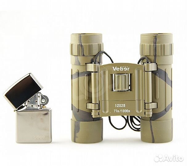 Бинокль Veber Sport бн 12х25 камуфляж