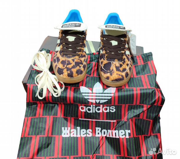 Adidas samba wales bonner leopard