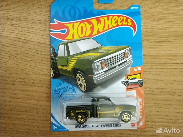 Hot wheels 1978 dodge lil red express truck (th)