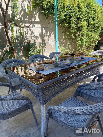Садовая мебель из ротанга