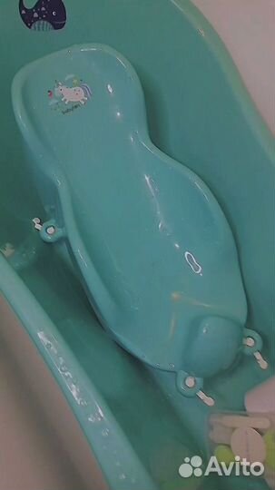 Ванночка для купания с горкой