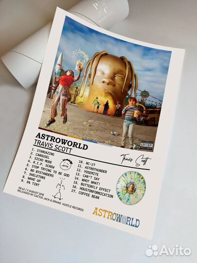 Постер Travis Scott - Astroworld