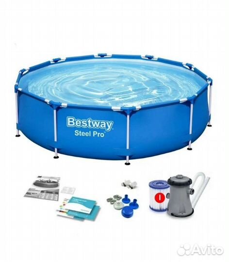 Каркасный бассейн Bestway Steel Pro 56679