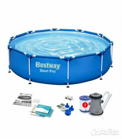 Каркасный бассейн Bestway Steel Pro 56679