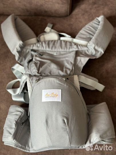 Слинг хип сит Ave baby серый