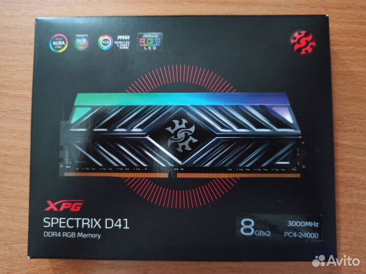 Оперативная память adata XPG spectrix D41 RGB 16гб