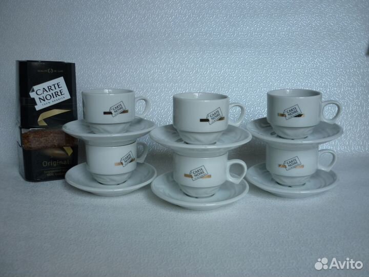 Кофейный сервиз Carte Noire.Moritz Zdekauer фарфор